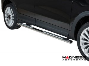 FIAT 500X Side Steps - Stainless Steel - Silver